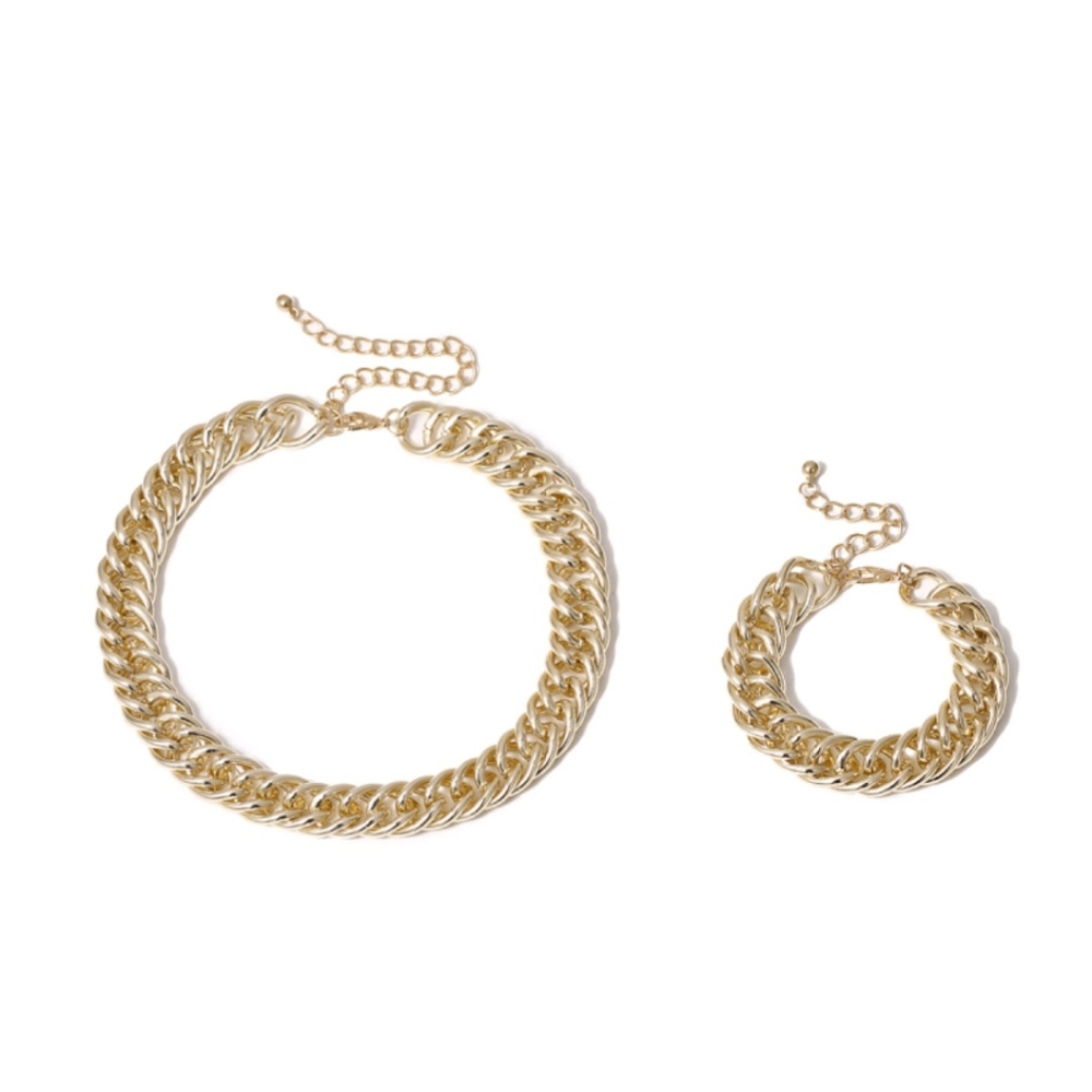 Necklace and bracelet set